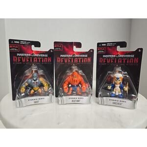 Masters of the Universe ETERNIA MINIS MOTU REVELATION - 3 Figure lot NEW Lot A